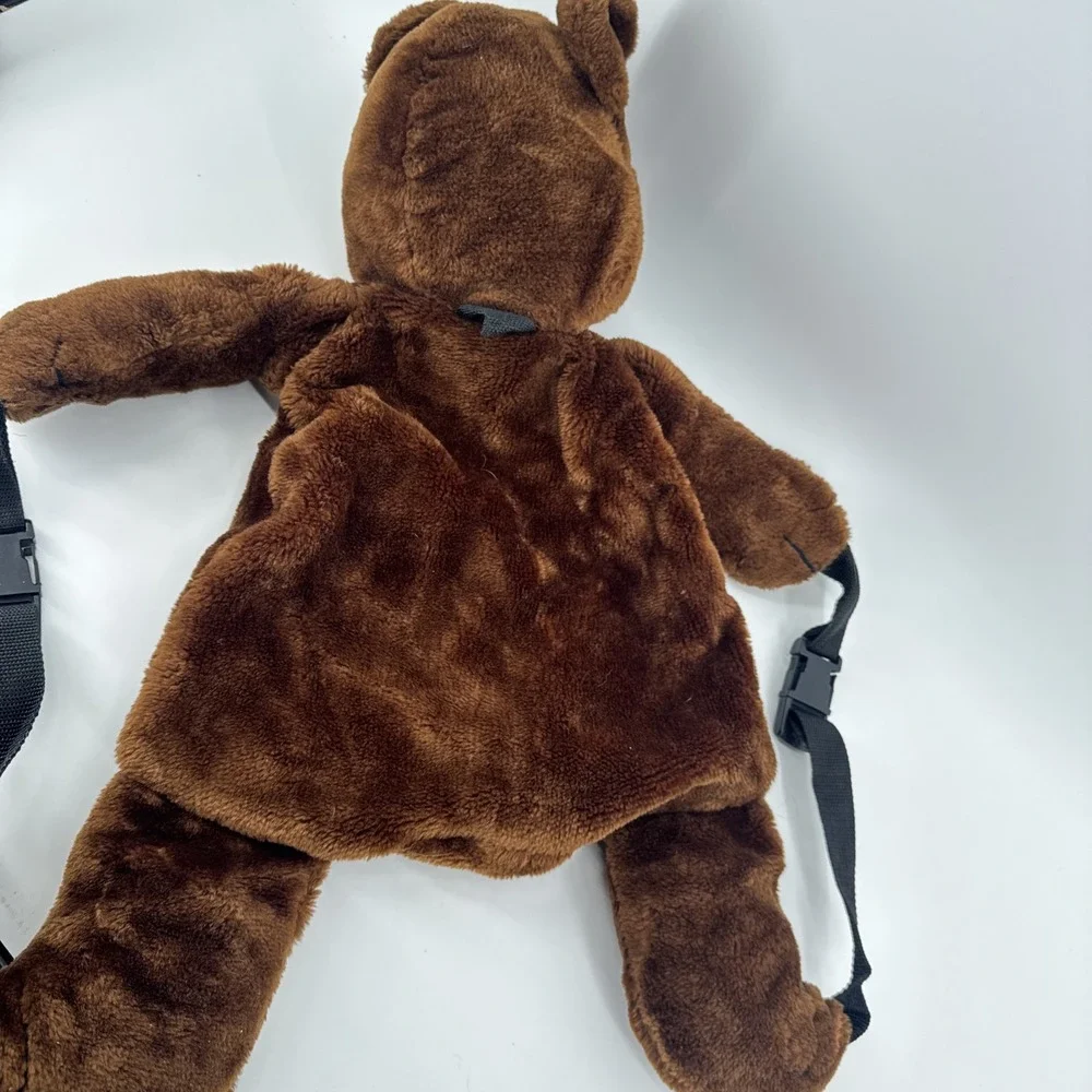 Vintage 1985 PetPak Brown Bear Plush Backpack 23